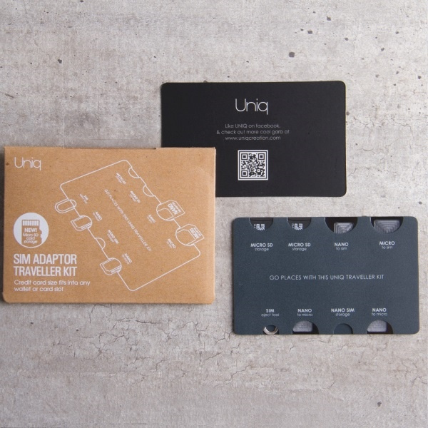 UNIQ Sim Adapter Traveller Kit 7in1organizer