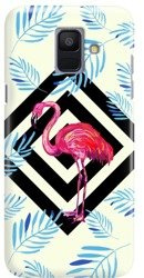 FUNNY CASE ETUI NADRUK FLAMING LIŚCIE SAMSUNG GALAXY A6 2018