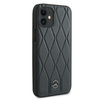Etui Mercedes Wave Line na iPhone 12 mini - niebieskie