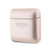 Guess słuchawki Bluetooth GUTWSSU20ALEGPTWS + stacja dokująca różowo złoty/rose gold Printed Logo