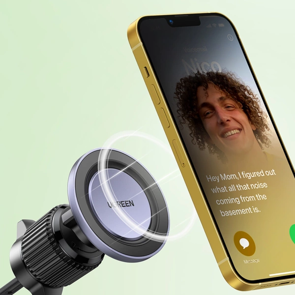 Uchwyt Ugreen LP428 samochodowy magnetyczny na telefon do kratki nawiewu - czarny