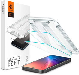 SZKŁO HARTOWANE SPIGEN GLAS.TR ”EZ FIT” 2-PACK GOOGLE PIXEL 9A CLEAR