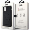 Etui Karl Lagerfeld Rubber Karl Head 3D na iPhone 11 / Xr - czarne