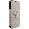 Etui Guess Book 4G Metal Logo do iPhone  17 Pro różowy