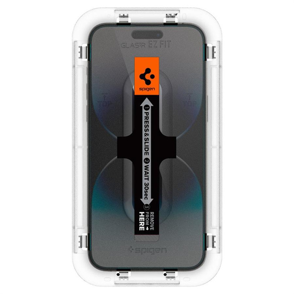 Szkło hartowane Spigen Glas.tR EZ Fit na iPhone 14 Pro - 2 szt.