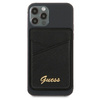 Guess Wallet Card Slot GUWMSSASLBKMagSafe Saffiano czarny/black