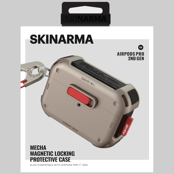 Etui Skinarma Mecha do AirPods Pro 2     szampański