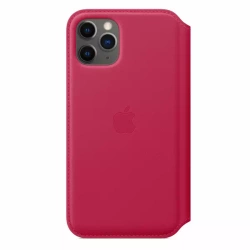 APPLE LEATHER FOLIO CASE MY1K2ZM/A IPHONE 11 PRO RASPBERRY USZKODZONE OPAKOWANIE