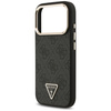 Etui Guess 4G Triangle Logo MagSafe do   iPhone 17 Pro czarny złoty