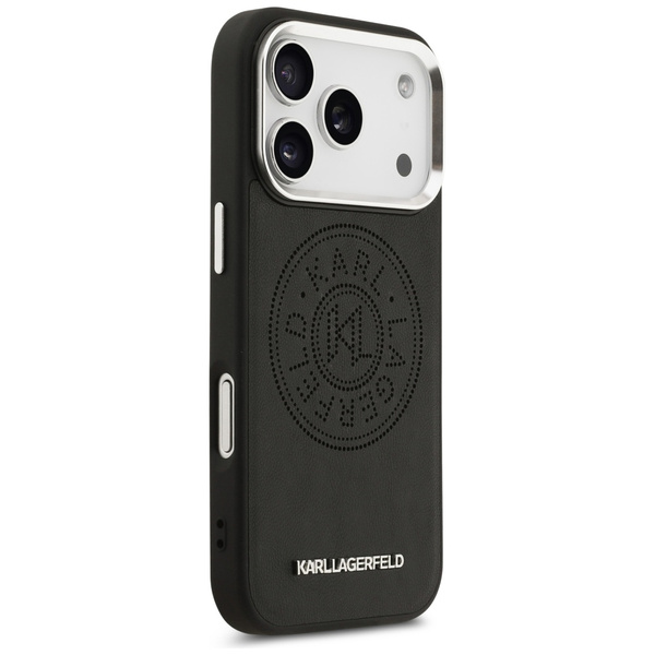 Etui Karl Lagerfeld Point & Metal Logo   MagSafe do iPhone 17 Pro czarny