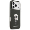 Etui Karl Lagerfeld IML Aquarelle Karl & Logo MagSafe do iPhone 17 Pro czarny