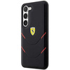 Etui Ferrari Hot Stamp Lines na Samsung Galaxy S23+ - czarne