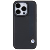 Etui BMW Leather Blue Dots na iPhone 15 Pro Max - czarne