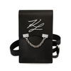 KARL LAGERFELD TOREBKA KLWBSAKLCK CZARNY/BLACK AUTOGRAPH CHAIN