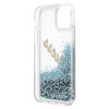 Guess GUHCP12LGLVSBL iPhone 12 Pro Max6,7" niebieski/blue hardcase Glitter Vintage Script