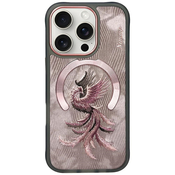 Etui Nimmy Magnetic Fantasy Animal       MagSafe do iPhone 16 Pro Max różowo złoty