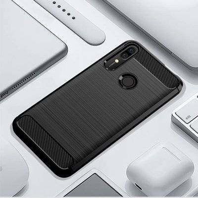 CASE ETUI CARBON LUX CZARNY HUAWEI P SMART PRO 2020