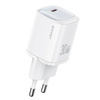 USAMS Ład. siec. CC251 30W GaN USB-C Fast Charging HC Series biały/white CC251TC02