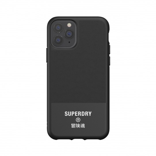 ETUI SUPERDRY MOULDED CASE CANVAS IPHONE 11 PRO CZARNY
