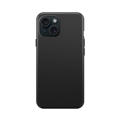 XQISIT NP SILICONE CASE ANTI BAC, RECYCLED FOR IPHONE 15 PLUS BLACK
