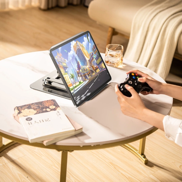 Podstawka pod laptopa, tablet Wozinsky WRS-CPY84SS aluminiowa + Gratis! podstawka do smartfona - srebrna