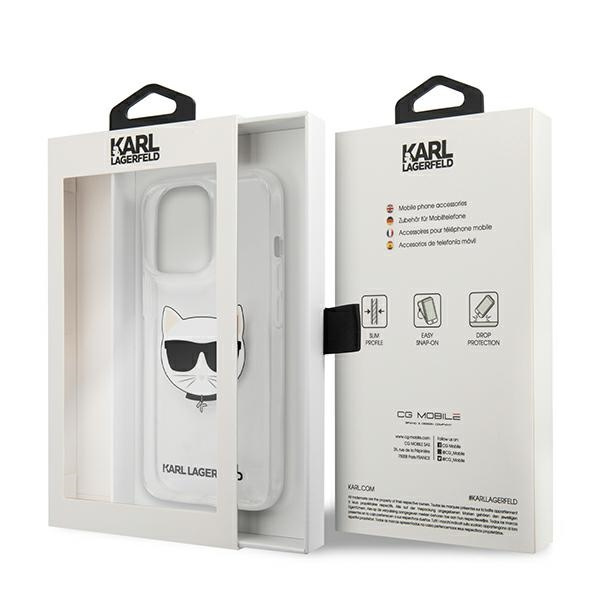 Karl Lagerfeld KLHCP13XCTR iPhone 13Pro Max 6,7" hardcase transparent Choupette Head