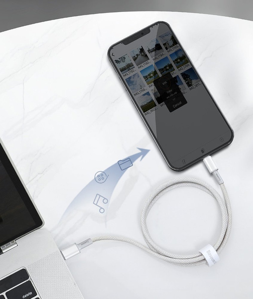 Baseus CATLGD-A01 Lightning - USB-C PD 20W 480Mb/s 2m cable - black