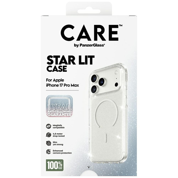 Etui CARE by PanzerGlass Flagship Urban  Explorer w. White MagSafe do iPhone 17 Pro Max Star Lit