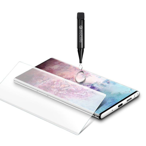 SZKŁO HARTOWANE MOCOLO 3D UV GLASS SAMSUNG GALAXY NOTE 10 PLUS CLEAR ZESTAW