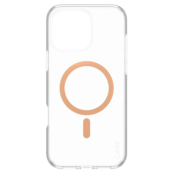 CARE by PanzerGlass Flagship Case iPhone 16 Pro Max 6,9" brzoskwiniowy/peachy MagSafe 1376