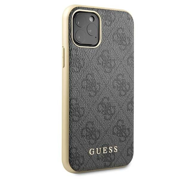 Guess GUHCN58G4GG iPhone 11 Proszary/grey hard case 4G Collection