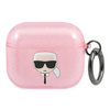 KARL LAGERFELD KLA3UKHGP AIRPODS 3 COVER RÓŻOWY/PINK GLITTER KARL`S HEAD