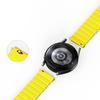 UNIVERSAL MAGNETIC SAMSUNG GALAXY WATCH 3 45MM / S3 / HUAWEI WATCH ULTIMATE / GT3 SE 46MM DUX DUCIS STRAP (22MM LD VERSION) - BLACK / YELLOW
