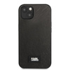 Etui Karl Lagerfeld Saffiano Plaque na iPhone 13 mini - czarne
