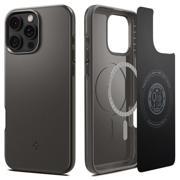 Spigen Thin Fit MagSafe case for iPhone 16 Pro - gunmetal