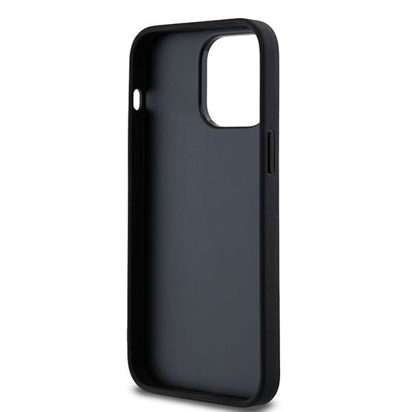 DKNY DKHCP14XPCPTSSK iPhone 14 Pro Max6.7" czarny/black hardcase Leather Checkered Mono Pattern & Printed Stripes