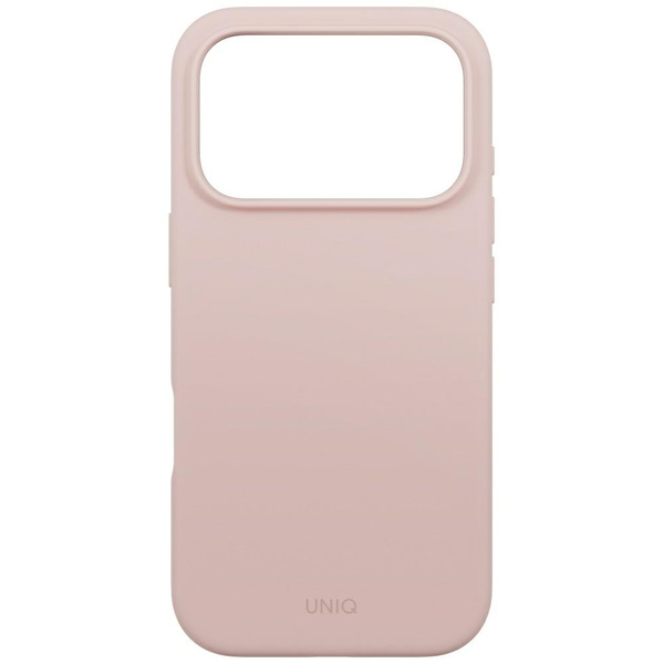 Etui UNIQ Lino do iPhone 17 Pro Magclick Charging różowy