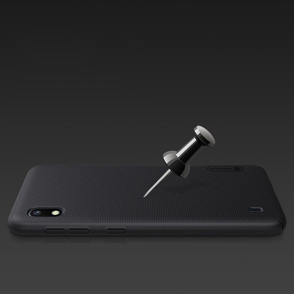 NILLKIN FROSTED SHIELD WZMOCNIONE ETUI + PODSTAWKA LG G8 THINQ CZARNY