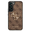 Guess GUHCS22S4GMGBR S901 S22brązowy/brown hardcase 4G Big Metal Logo