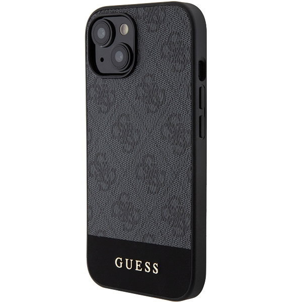 Guess GUHCP15SG4GLGR iPhone 15 / 14 / 136.1" szary/grey hardcase 4G Stripe Collection