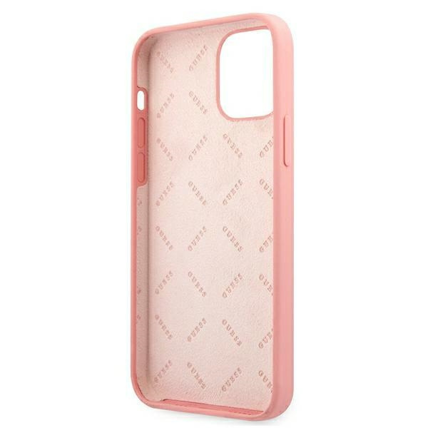 Guess GUHCP12LLSPEWPI iPhone 12 Pro Max6,7" różowy/pink hard case Peony Collection