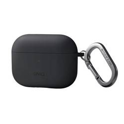 UNIQ etui Nexo AirPods Pro 2 gen + Ear Hooks Silicone (2022/2023) szary/charcoal grey