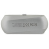 Guess słuchawki Bluetooth GUTWSC2MCDSE   TWS + stacja dokująca taupe Elongated Metalic Printed Logo