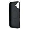 Guess GUHMP16MPGHSMMK iPhone 16 Plus 6.7" czarny/black hardcase Grained Ring MagSafe