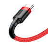 Baseus kabel Cafule USB - USB-C 0,5 m 3A czerwony