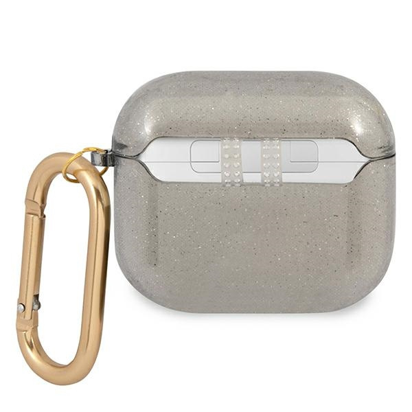 Guess GUA3UCG4GK AirPods 3 coverczarny/black Glitter Collection