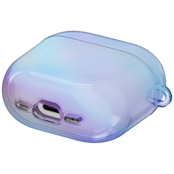 Etui UNIQ Iridescia do AirPods 4 Hang    Case niebieski