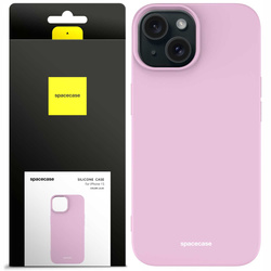Spacecase Etui Silicone Case iPhone 15 lilac