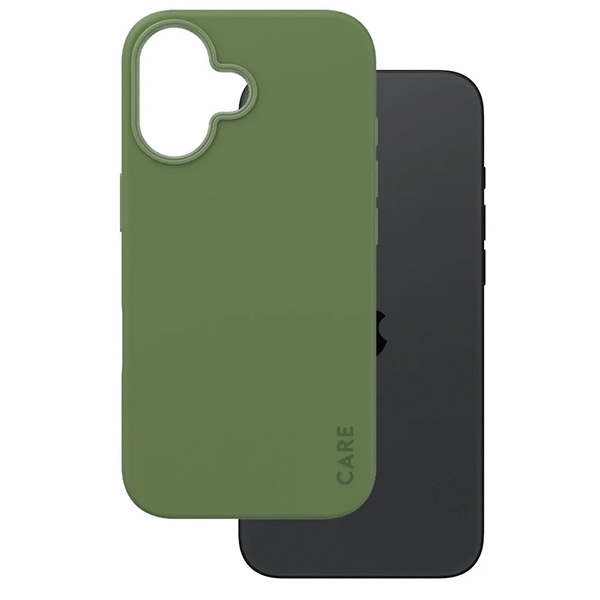 CARE by PanzerGlass Fashion Case iPhone 16 6.1" zielony/green MagSafe 1385