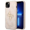 Guess GUHCP14S4GMGPI iPhone 14 / 15 / 136.1" różowy/pink hardcase 4G Big Metal Logo